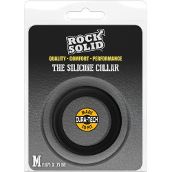 RockSolid by Doc Johnson Cockring The Collar Medium 45 mm Noir